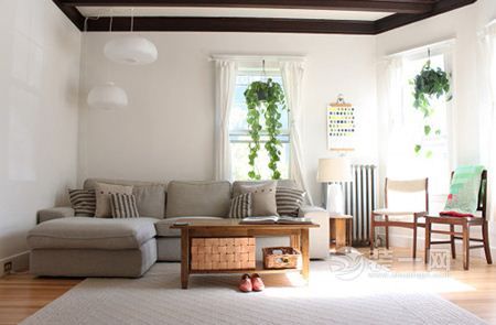 长沙五百年装修公司项目案例95平单身公寓 打造清新文艺范儿