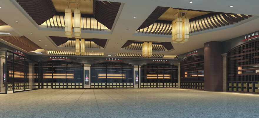 白云国际机场金龙美酒美食城装修效果图_健康