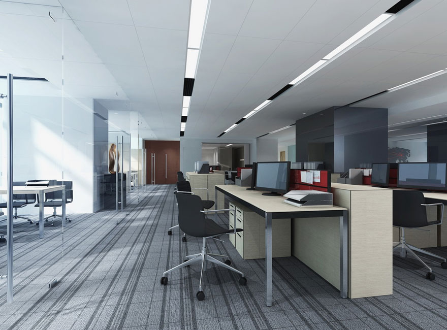 中铁物资集团华南公司装修效果图_企业办公室