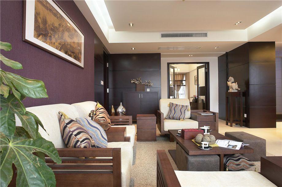 项目案例枫侨郡中式三居室