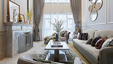 #幸福家装#轻奢简欧/跃层/75/总价：15万元