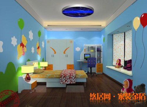 儿童房装修重庆装修公司建议使用水性漆